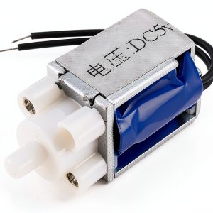 Miniature Solenoid Valve uxcell 2 Way Normally Closed DC5V 0.22A Metal-0